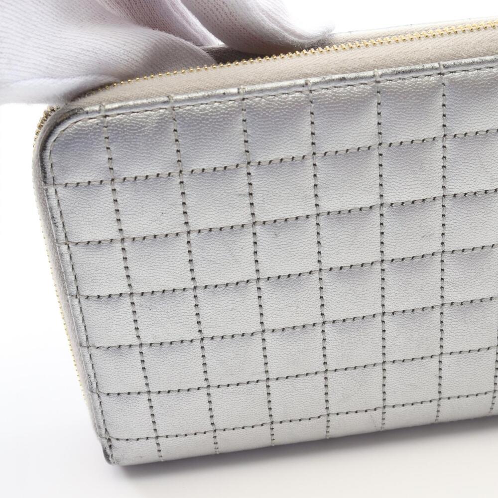 Celine Round Silver Wallet Charm Long Leather Zipped - Picture 10 of 12